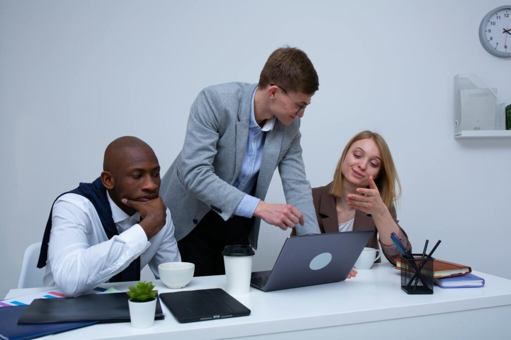 people having meeting